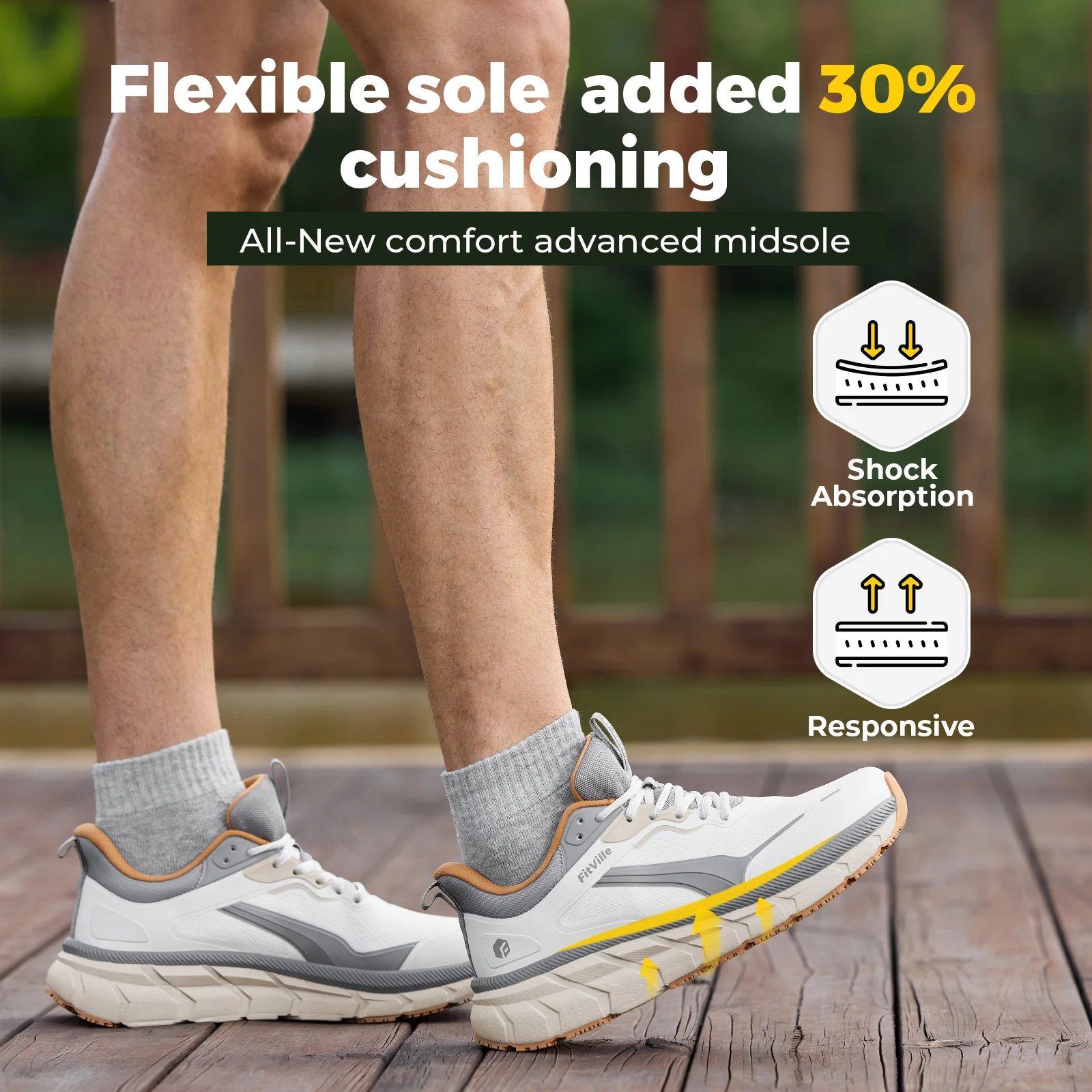 Scarpe sportive da uomo FitVil - Wide Toe Box Running Sneakers recensione e prezzo